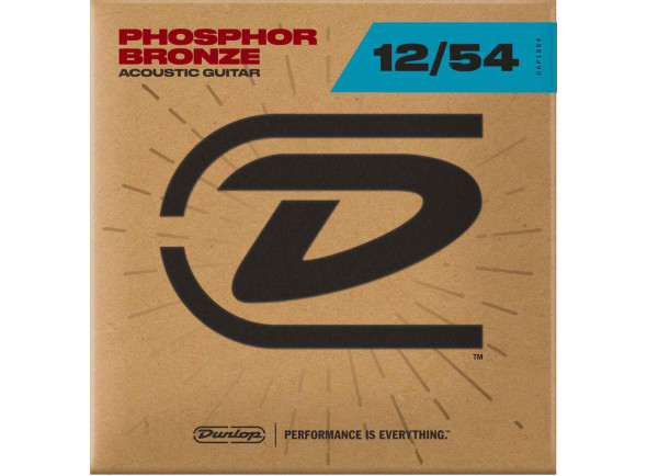 Dunlop FOLK PHOSPHORE BRONZE MEDIUM LIGHT 12 54 Dunlop FOLK PHOSPHORE BRONZE MEDIUM LIGHT 12 54